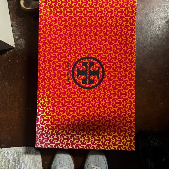 TORY BURCH Calista Cognac Leather Riding Boot SZ 7 - Picture 14 of 15